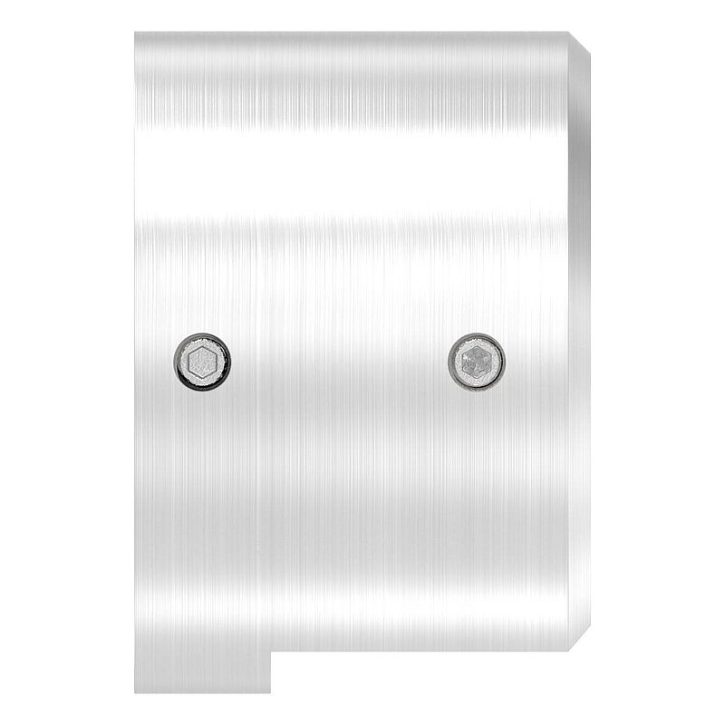 Wandbefestigung für Nutrohr 48,3mm, links, V4A