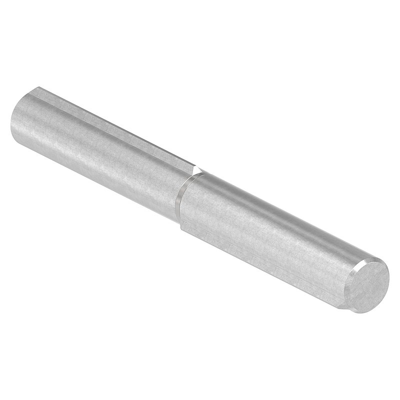Anschweißband, L: 160mm, mit festem Stift, V2A