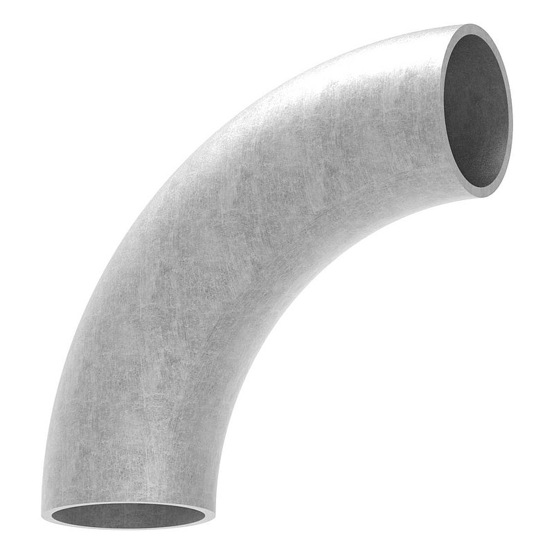 welded curve 90°, 42,4 x 2,6mm, version 5, S235