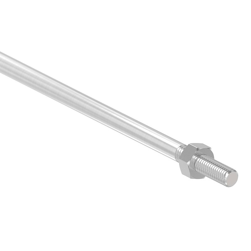 Barre de tension pour auvent en verre suspendu avec L: 1090mm, V2A