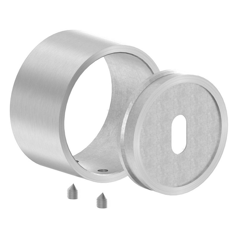 Wall mounting for tube 48.3 mm, AISI304