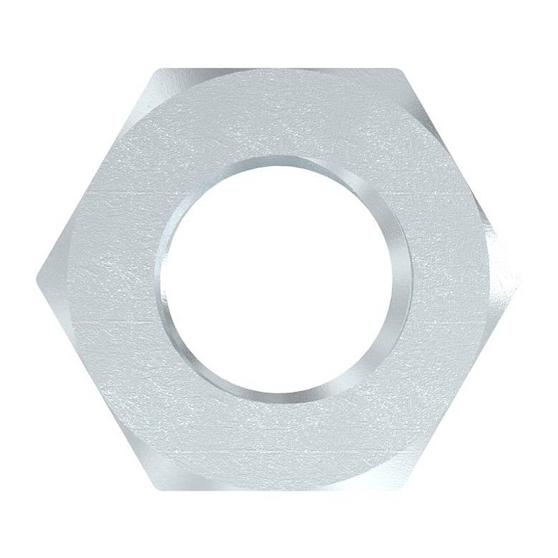 Hexagon nut M12, flat shape