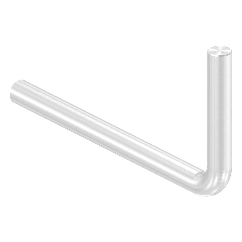 Étrier Ø 12mm, courbé à 90°, sans taraudage, V2A