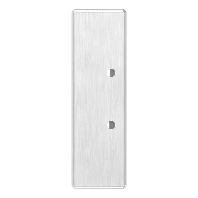 Gâche de serrure rectangulaire, acier inoxydable, avec entraxe 72mm, 50mm, V2A