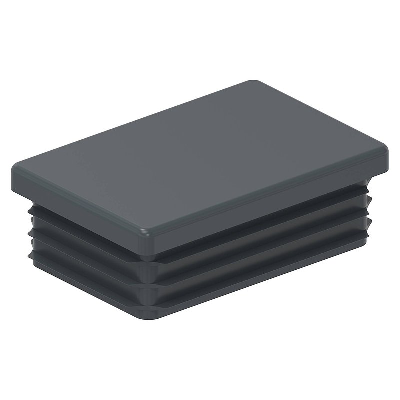 Kunststoffkappe für Rechteckrohr 60x40mm