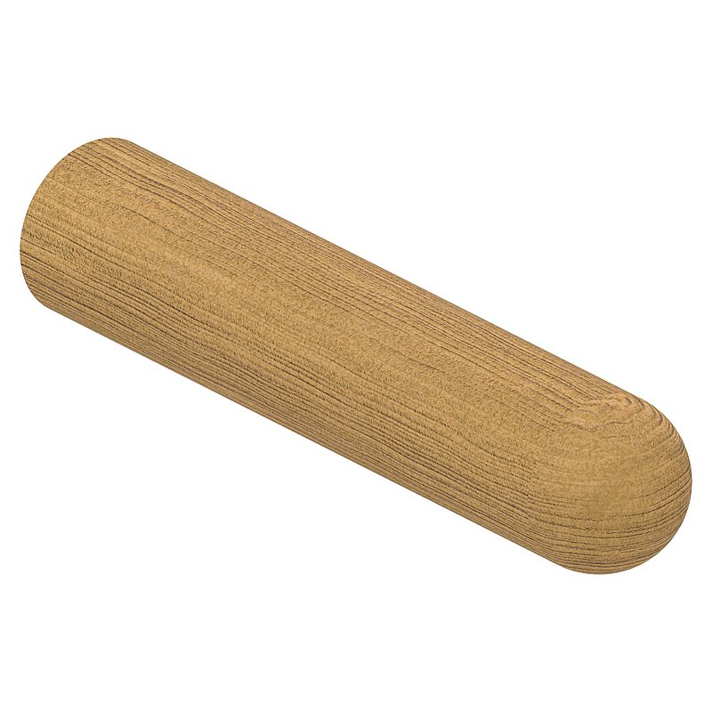 Holzhandlauf Kambala Ø 42mm, Länge 200mm, lackiert