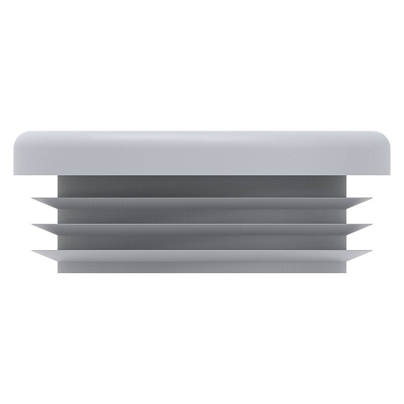 Plastic end cap for round tube 42.4 mm
