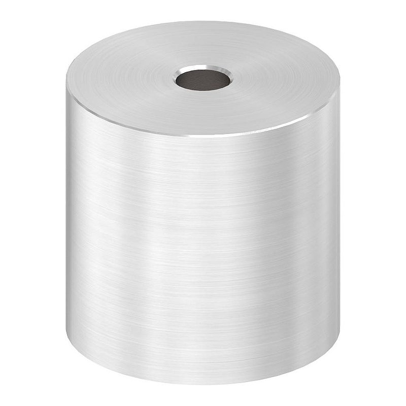 Entretoise Ø 40mm, avec trou de passage, ép.: 40mm, V2A