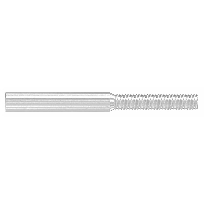 Threaded terminal for cable 4mm, AISI304