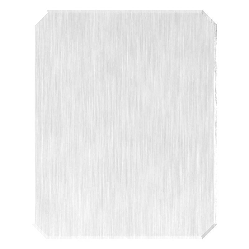 Glass point holder 63x78mm, flat, AISI304