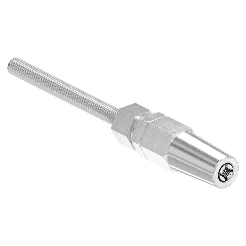 terminal fileté à monter soi-même pour câble Ø6mm et filetage M8, V4A