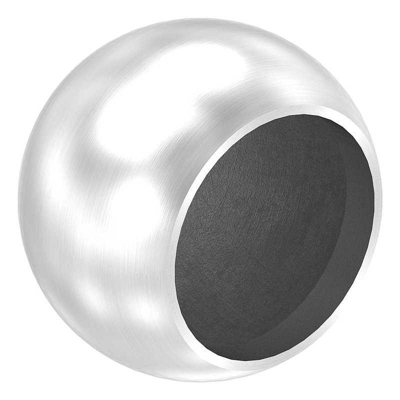 Pipe end ball hollow for 60.3 mm tube, with M8