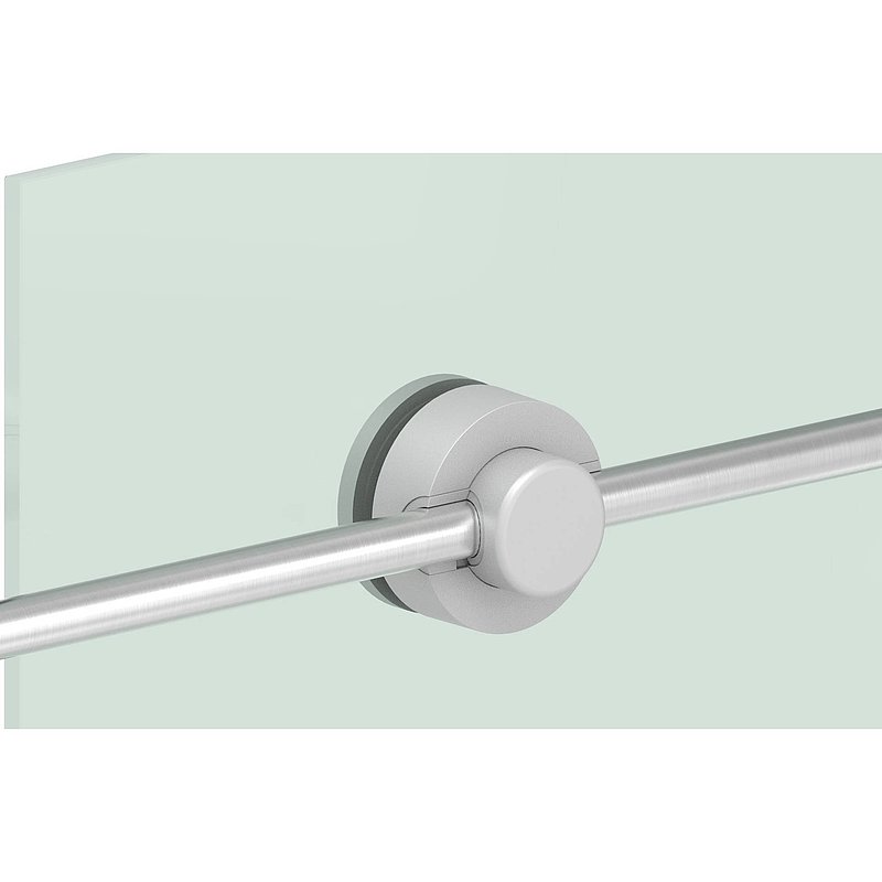 Brenk holder Ø 50mm, plastic, light grey