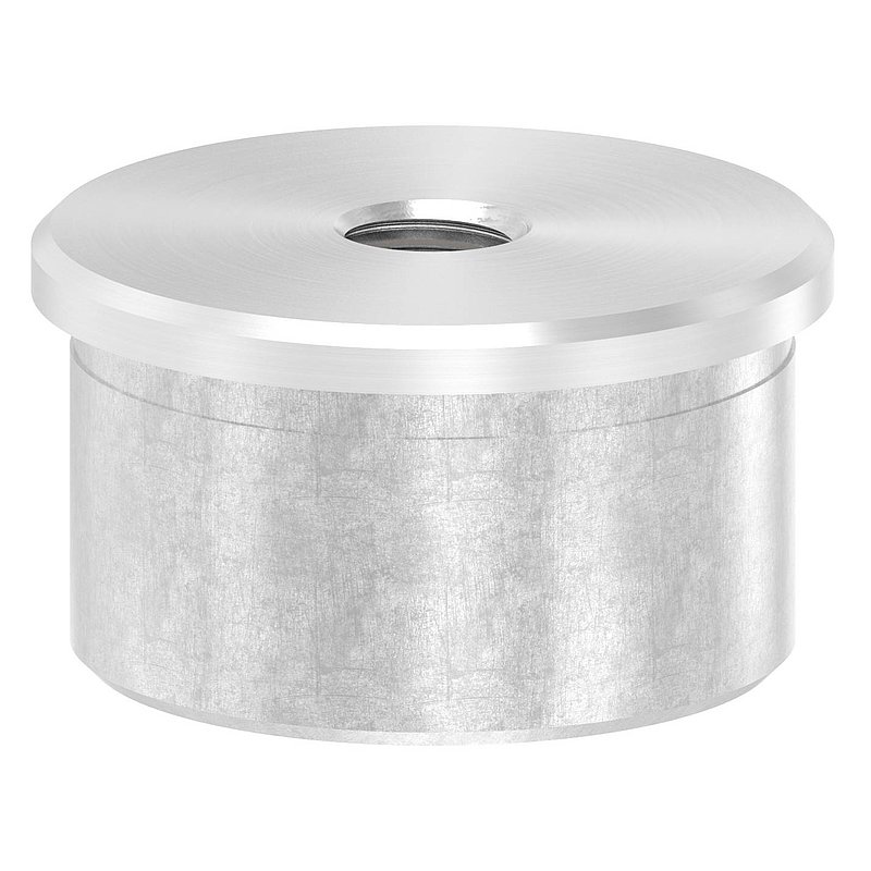 Rohrabschlussstopfen zum Kleben mit M10 für 42,4x2,0mm, V2A