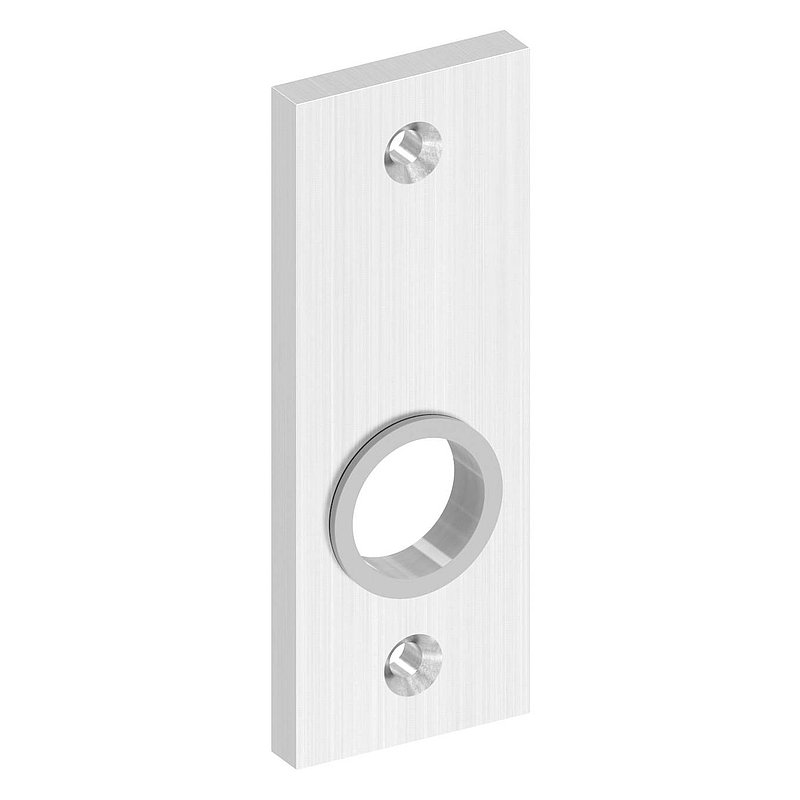 Kurzschild, Abmessung: 32x87x6mm, V2A