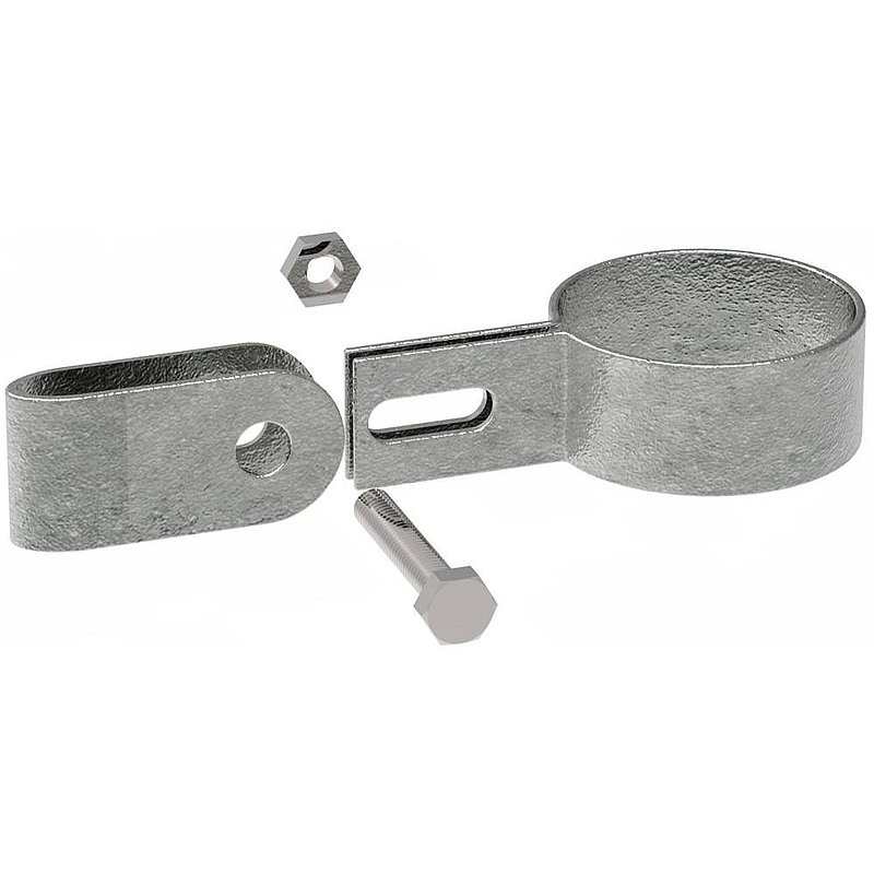 Halter einseitig, für Rohr Ø 33,7mm