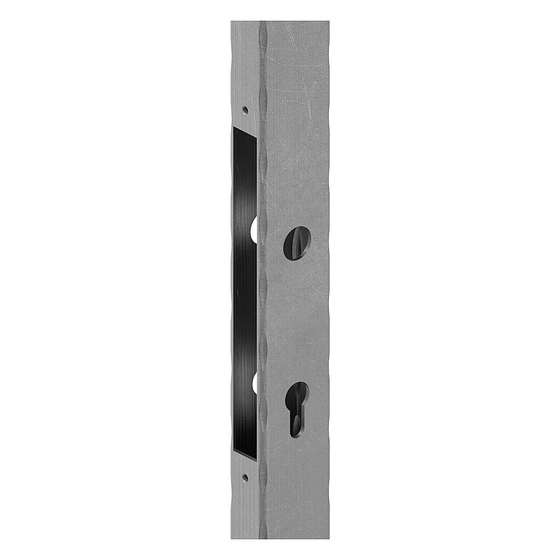 Schlossrohr 50x30 gehämmert, L:2000mm