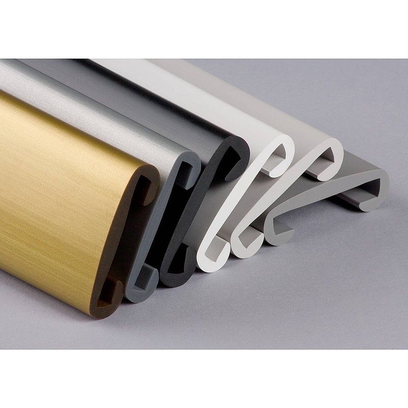 Kunststoffhandlauf für 50x8mm, anthrazitgrau
