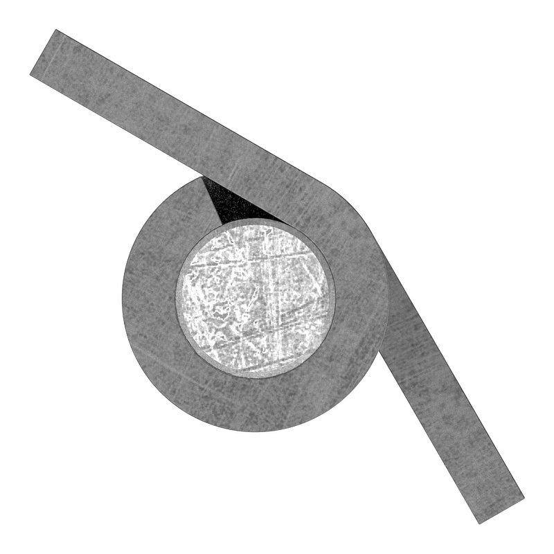 Weld-on hinge 2-piece with loose spigot