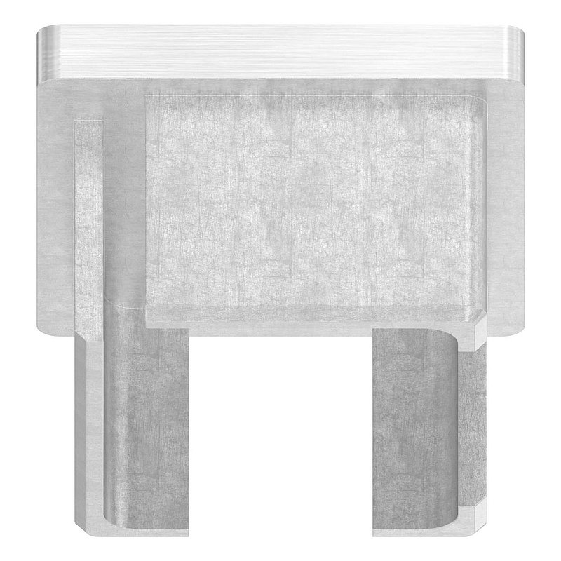 Einsteckkappe, für Rohr 50x40x3,0mm, V2A