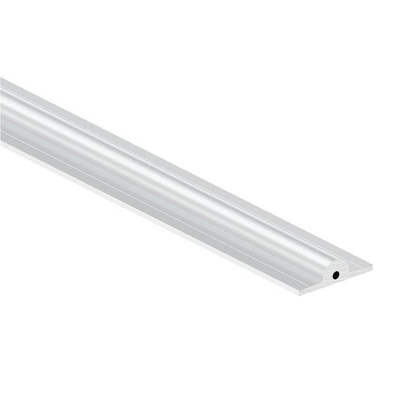 Laufschiene zum Aufschrauben ohne Bohrungen, L: 3m, Aluminium