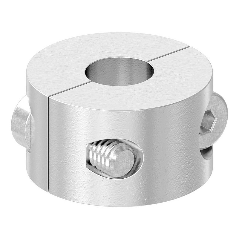 Rundklemme 2-teilig für Seil Ø 8mm, V4A