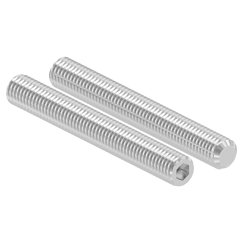 Gewindestift M10x80, V2A, DIN 913 / ISO 4026