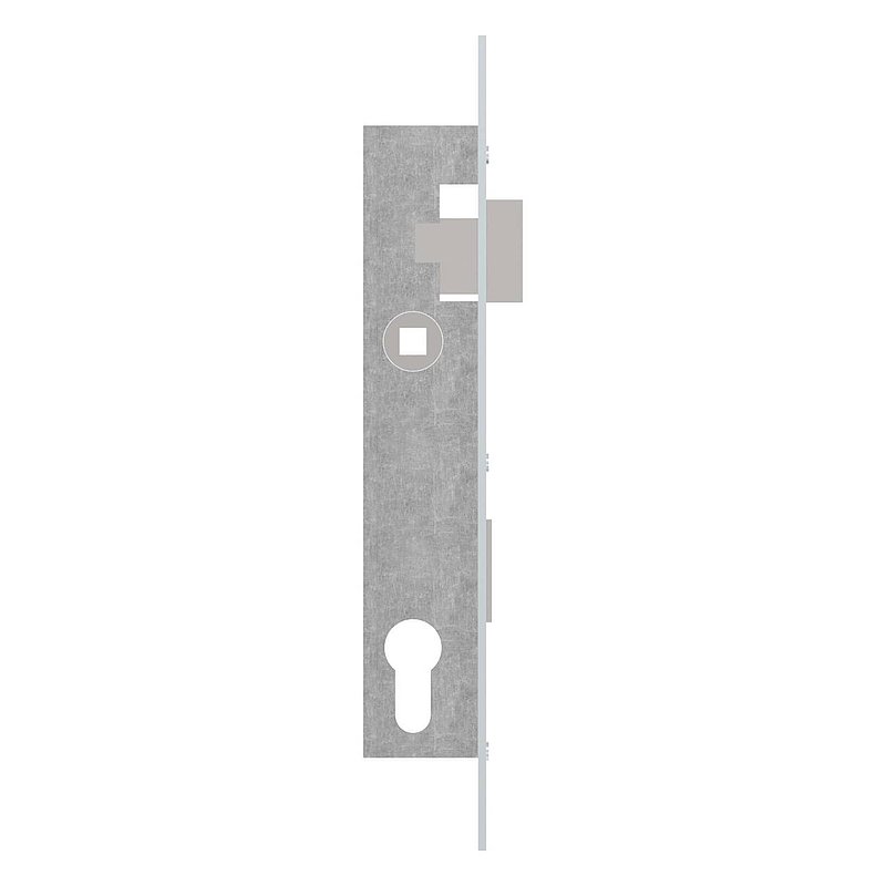 Rohrrahmenschloss verzinkt, Abstand 92 mm verzinkt, Dornmaß 22mm