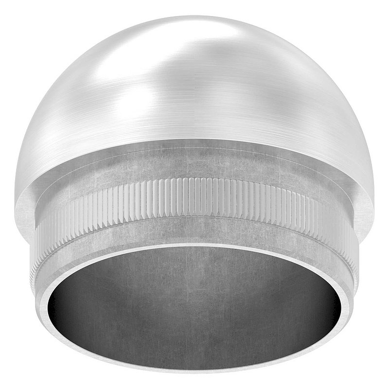 Rohrabschlussstopfen, für Rohr 42,4x2,0mm, V2A