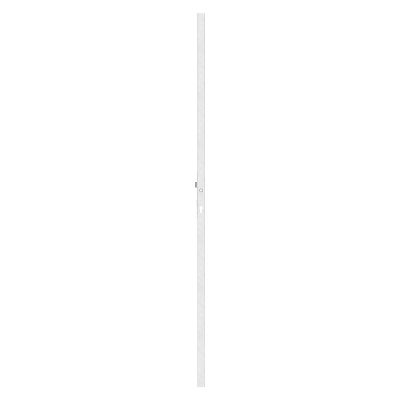 Lock tube incl. lock with 92 mm spacing, 40x40x2.0 smooth, 2000 mm, AISI304