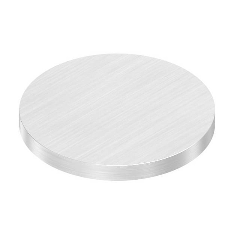 Round plate Ø 42x4mm, with longitudinal grinding, AISI304