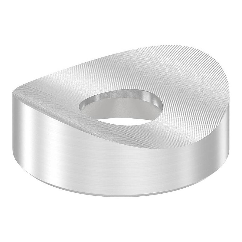 Ausgleichsstück (mit Senkung) für Rohr 42,4mm, Ø 22mm, V2A