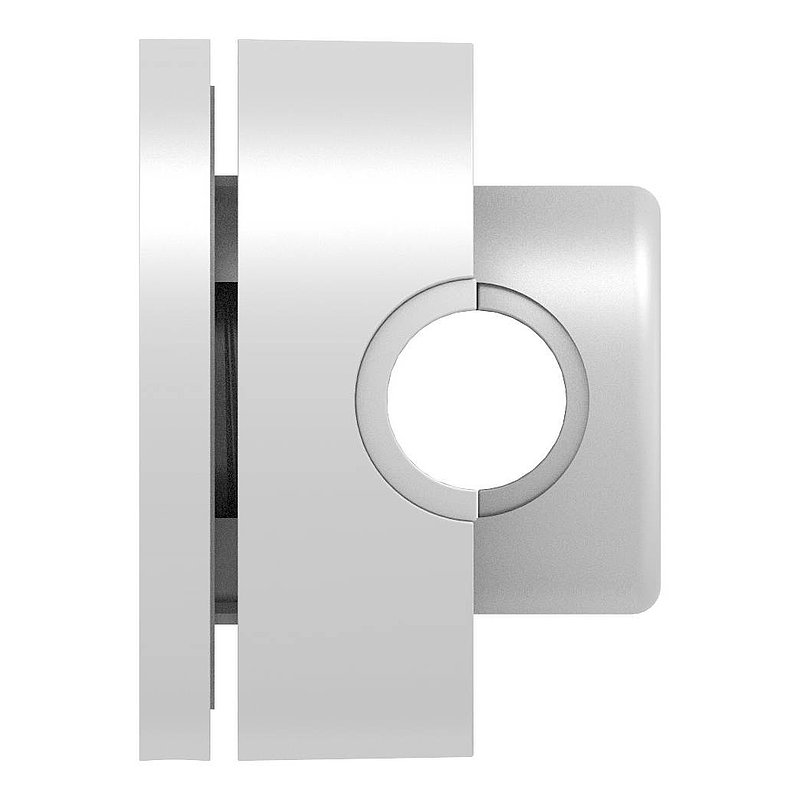 Brenk holder Ø 50mm, plastic, light grey