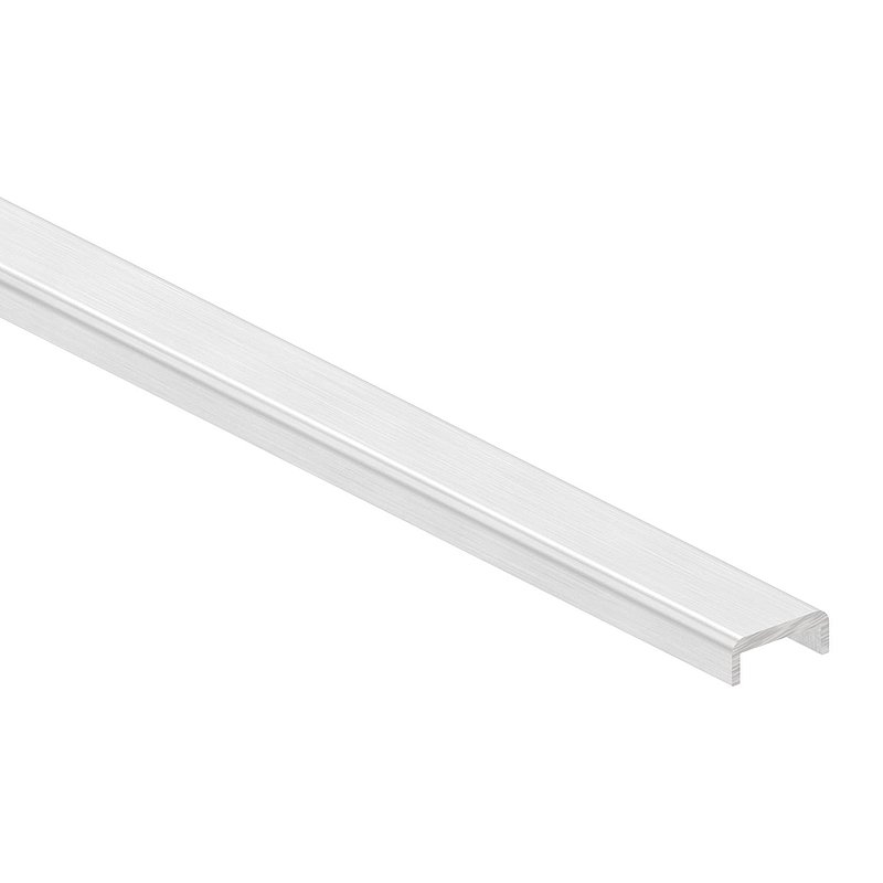 Edge protection EXTRA SLIM, for glass 10.00 - 11.52mm, L: 2000mm, aluminium E4/EV1