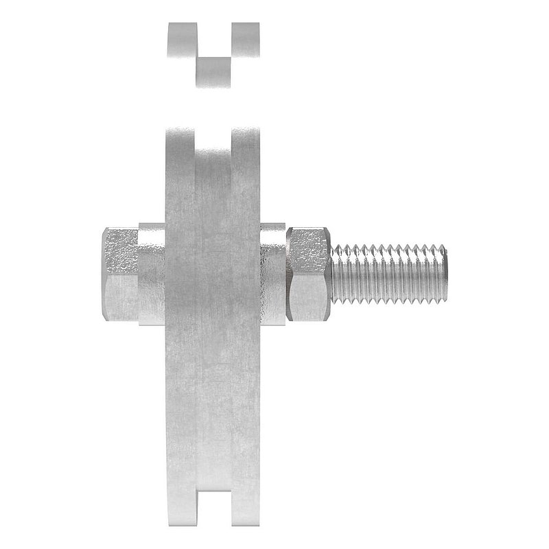 Schiebetorrolle mit U-Rille