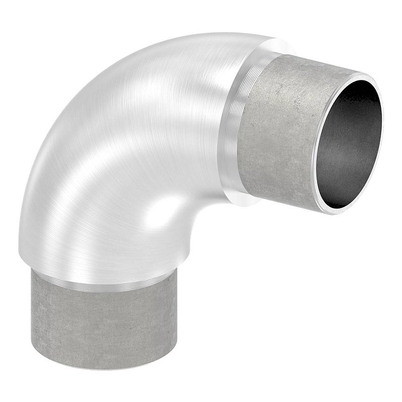Rohrbogen 90°, für Rohr 33,7x2,5mm, V2A