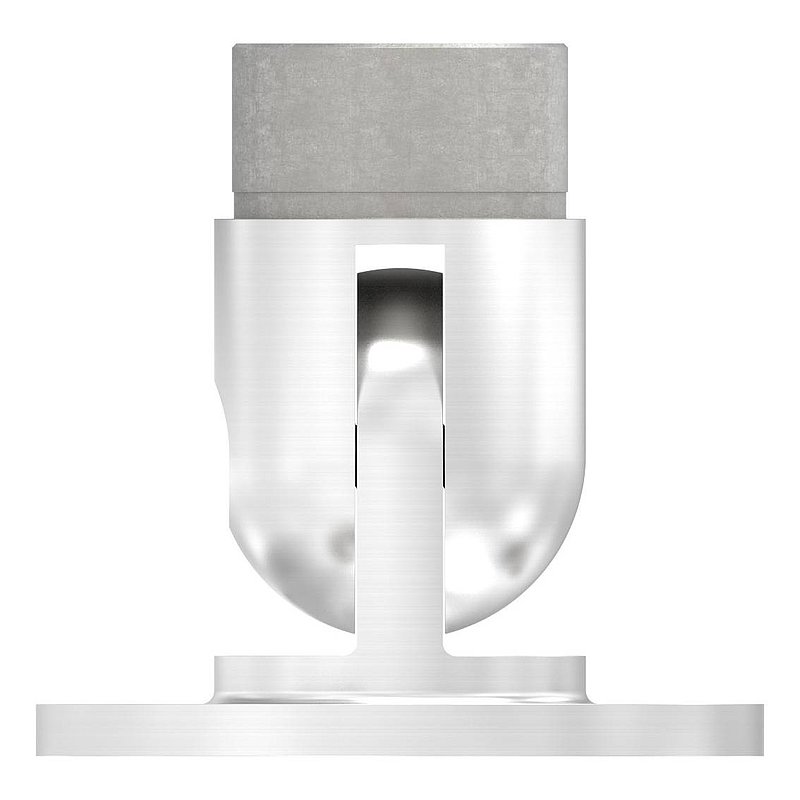 Wandhalter flexibel, für Rohr 42,4x2,0mm, V2A