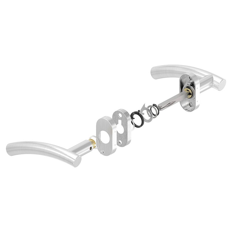 Türdrücker-Paar, V2A