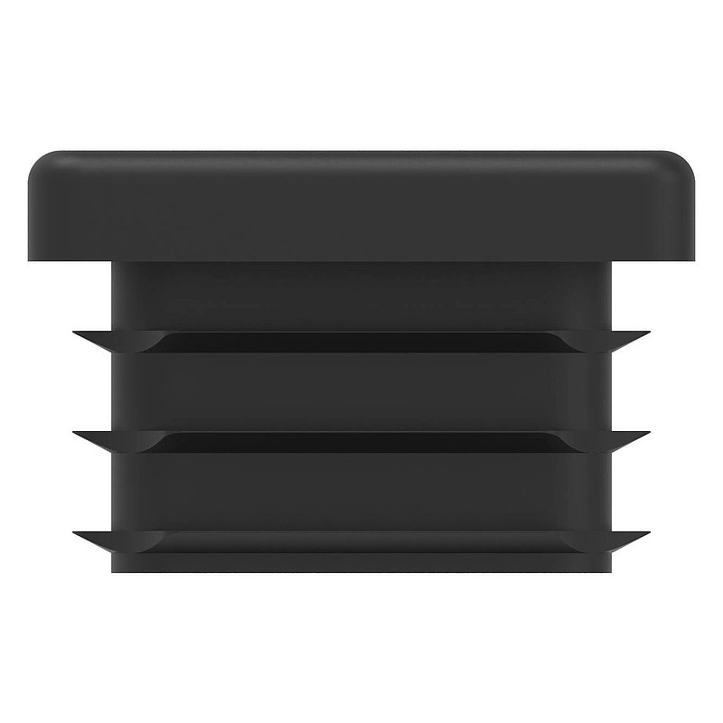 Plastic end cap for rectangular tube 50x30mm
