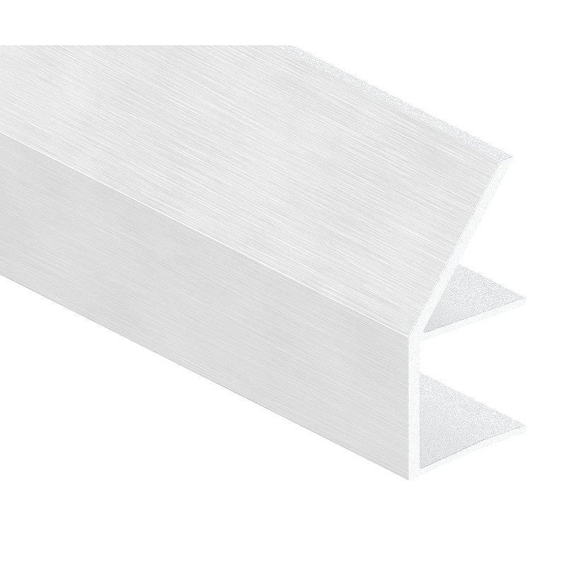 Regenrinne für Vordächer, Glas 17,52mm, L=2400mm, E4/EV1