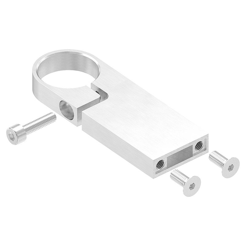 Spannring für Rohr 42,4mm, V2A