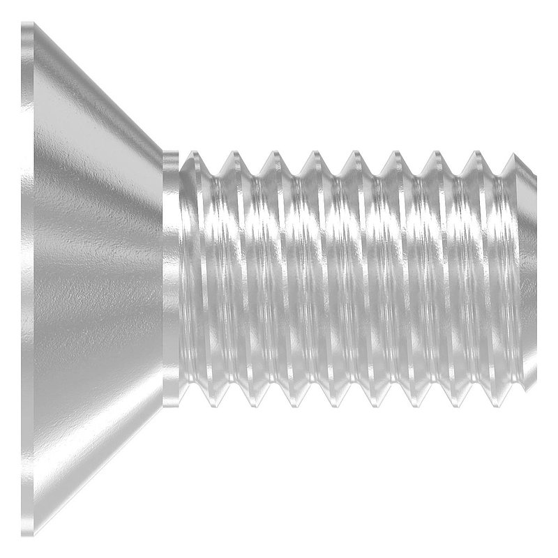 Countersunk head screw M8x16, AISI304, ISO 10642