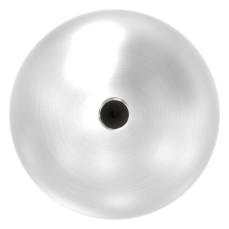 Vollkugel Ø 50mm mit Gewinde M8, V2A