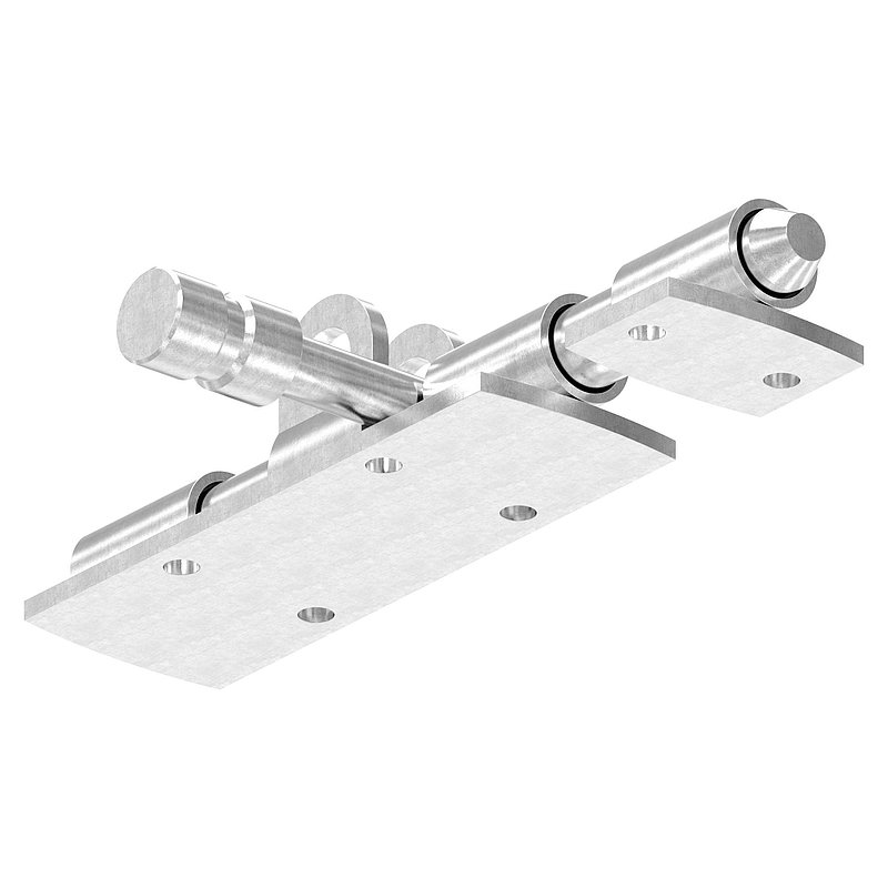 Torriegel zum Anschrauben, Edelstahl V2A