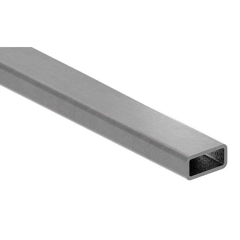 Rechteckrohr S235JR, 40x20x3mm, L: 6000mm