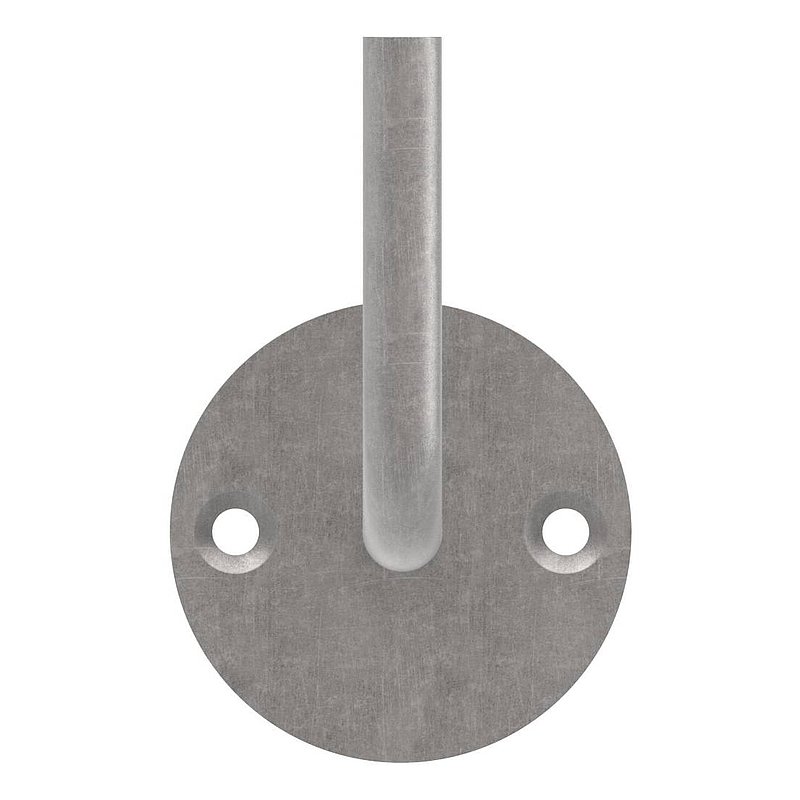 Handlaufträger mit Ronde flach, 70x4mm