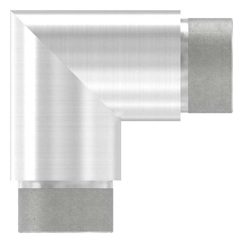 Eckstück 90°, für Rohr 42,4x3,0mm, V2A