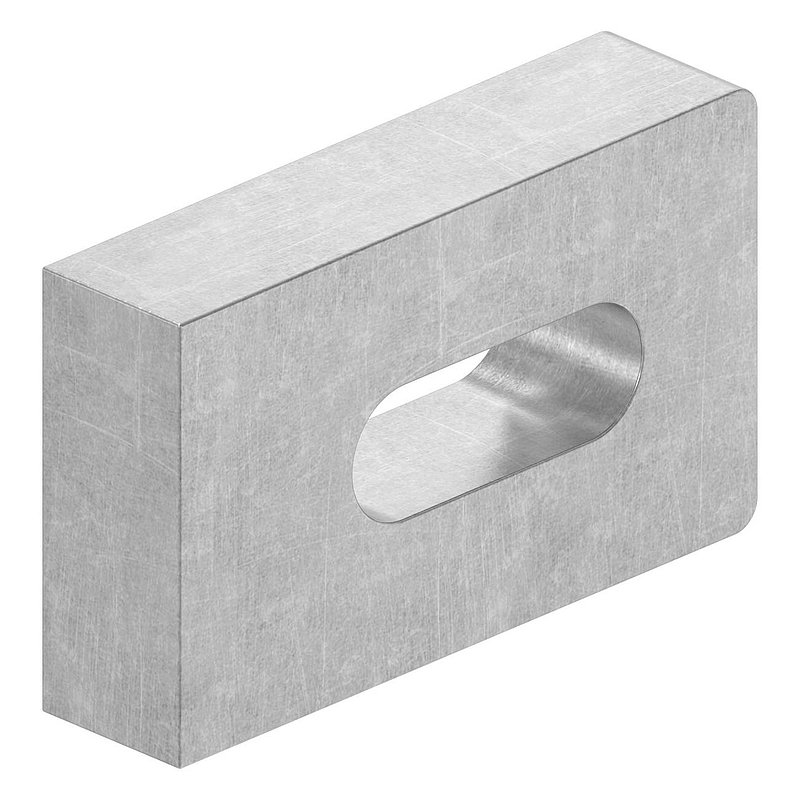 Anschweißlasche eckig 50x30x12mm