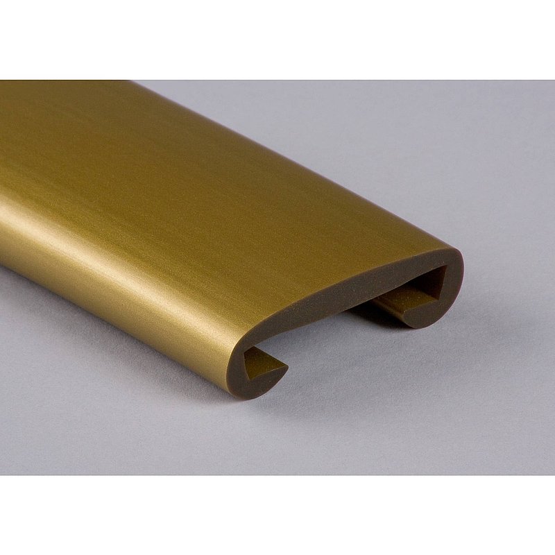Kunststoffhandlauf für 50x8mm, gold
