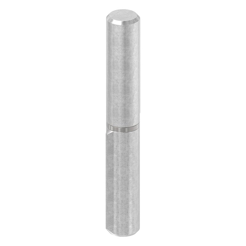 Anschweißband, L: 100mm, mit festem Stift, V2A